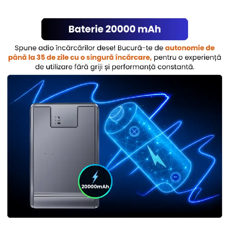 Mini Tracker GPS Auto Harta 3D, Baterie 20000mAh 4G Q12 - imagine 5