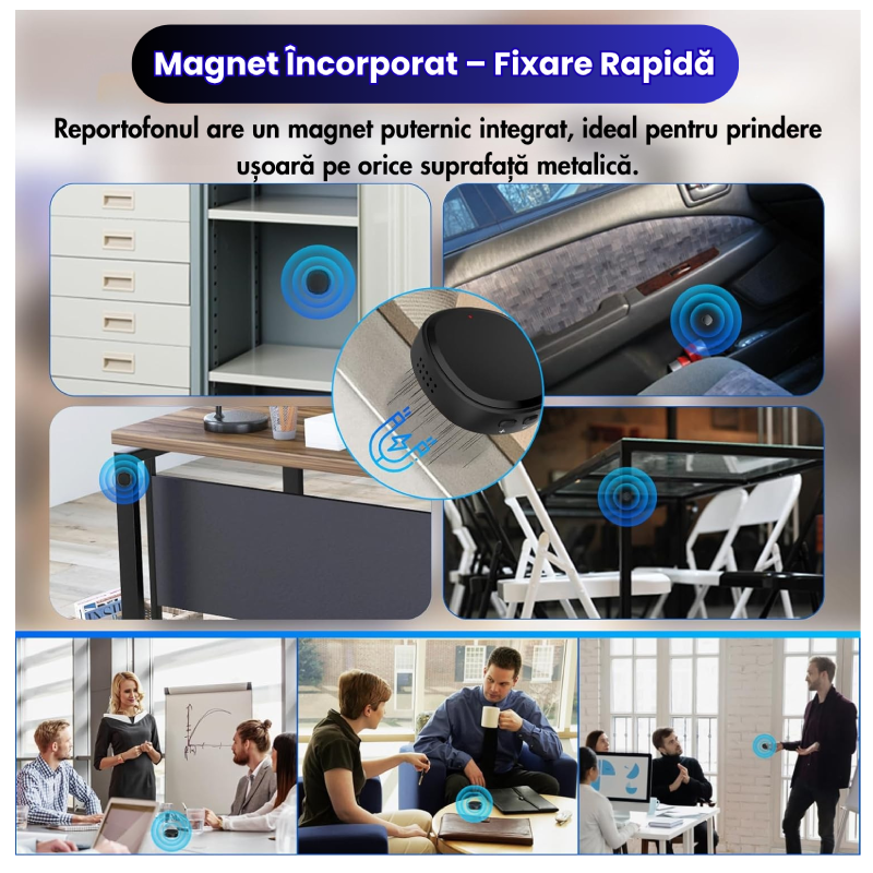 Reportofon Profesional Cu Magnet Puternic Incorporat Z13 - imagine 3