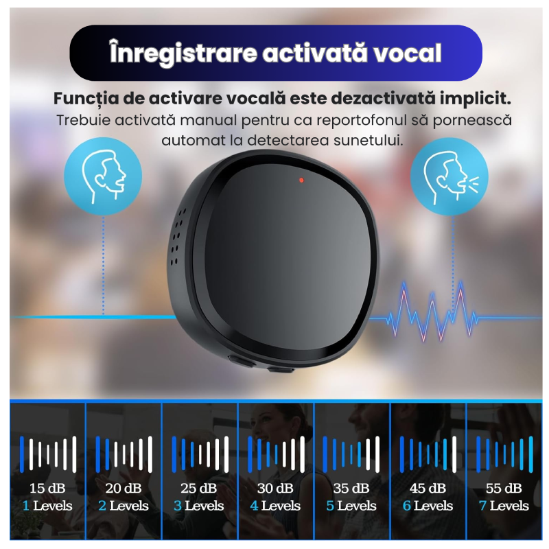 Reportofon Profesional Cu Magnet Puternic Incorporat Z13 - imagine 4
