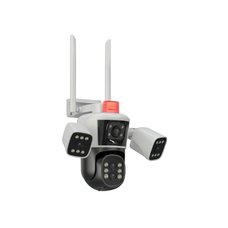 Cameră De Supraveghere Triplă 849S, Zoom 10X, Night Vision