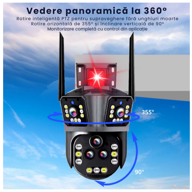 Camera De Supraveghere Zoom Optic 20X, Night Vision, 839P - imagine 6