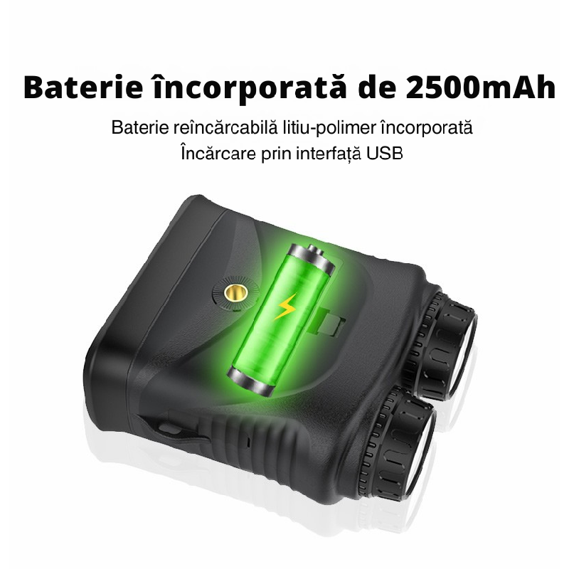 Binoclu Digital Night Vision DT39 Negru Zoom 10x 40MP IPS 3" - imagine 8
