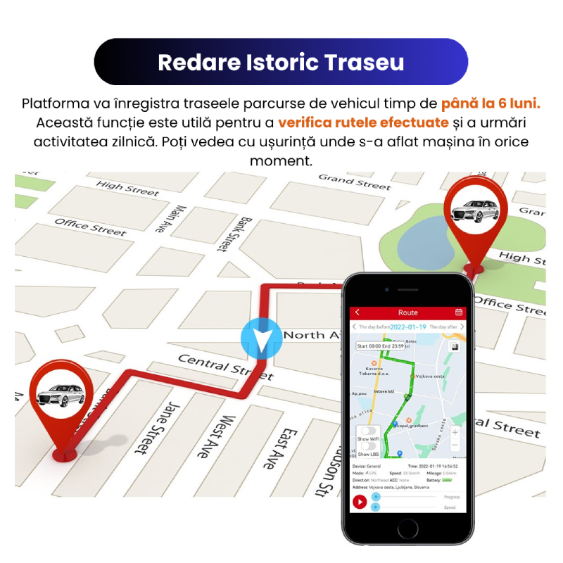 Mini Gps Tracker De Urmărire Mașina În Timp Real 4G LTE Q10 - imagine 7