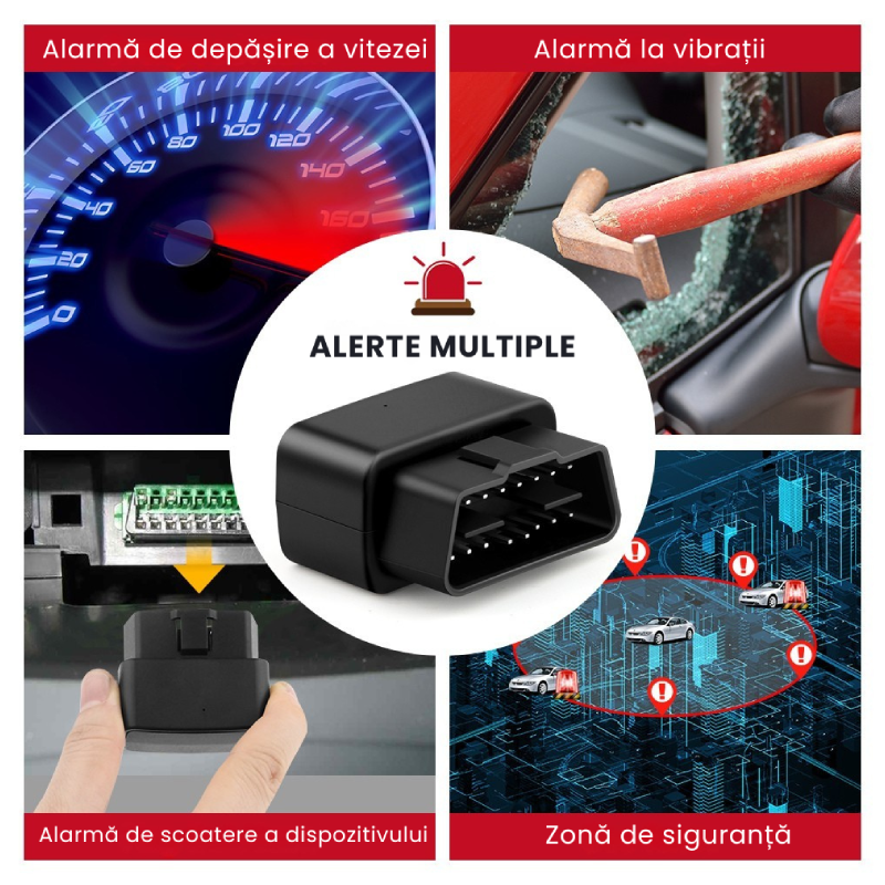 GPS Tracker OBD De Urmărire Auto Cu Localizare Precisă D9 4G - imagine 5