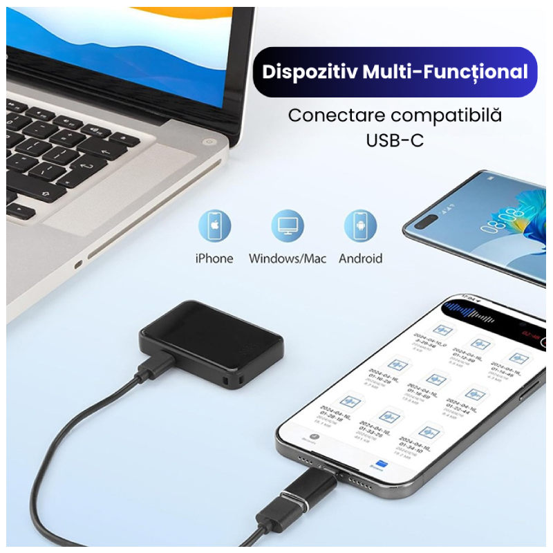 Mini Reportofon Z20 Cu Microfon Ascuns și Magnet Puternic - imagine 10
