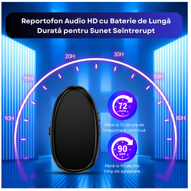 Reportofon Magnetic Z21 Cu Activare Vocala, Microfon Ascuns - imagine 8