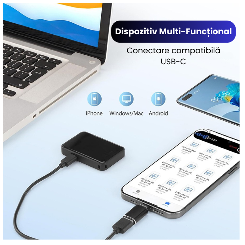 Mini Reportofon Z26 cu Microfon Ascuns, Activare vocală - imagine 9
