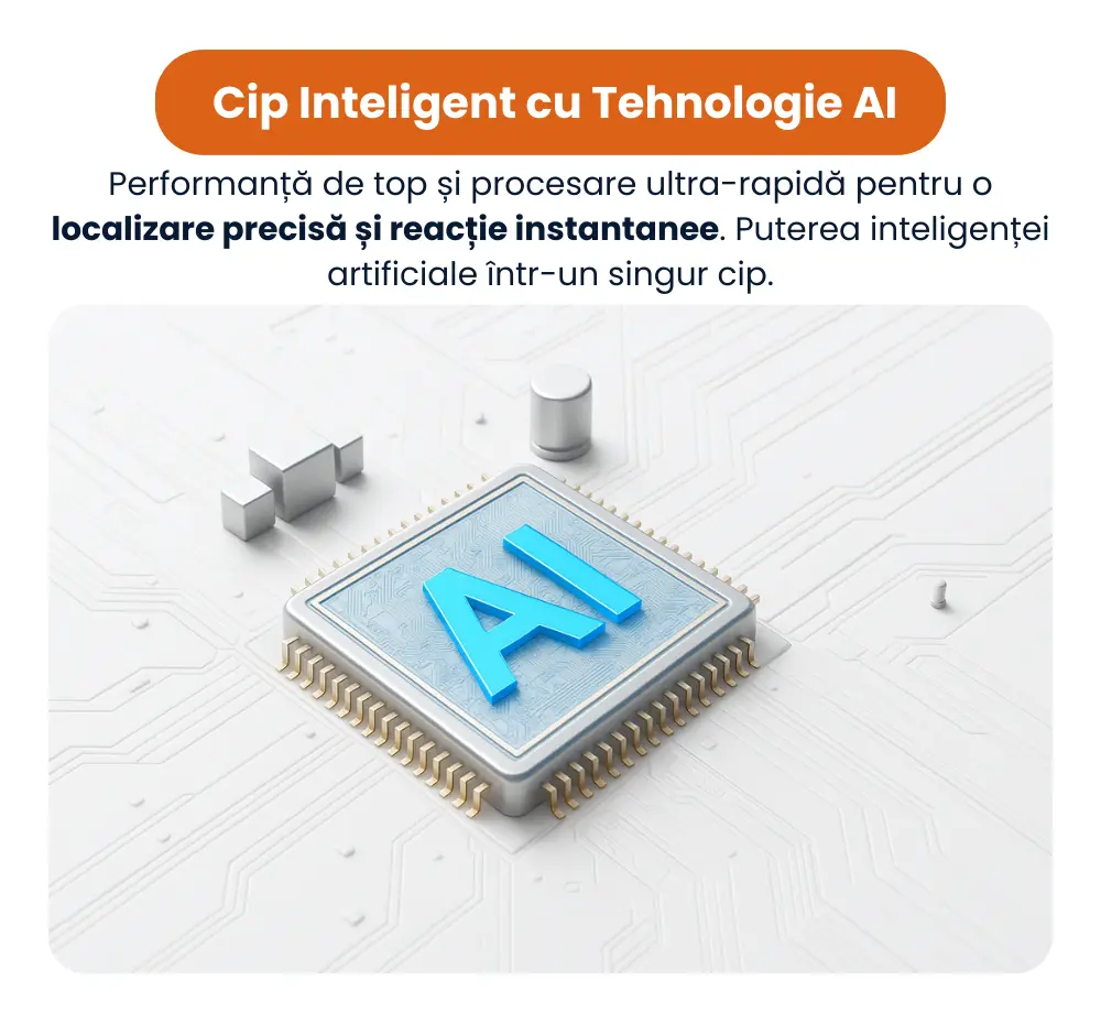 Cip inteligent AI pentru localizare rapida si precisa