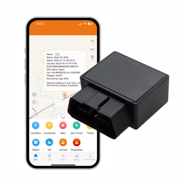 Tracker GPS Auto CY01 OBD Microfon Integrat Istoric traseu