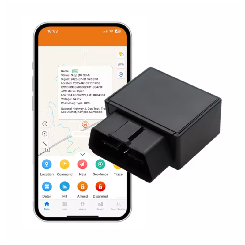 Tracker GPS Auto CY01 OBD Microfon Integrat Istoric traseu